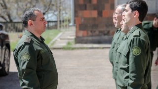 Chairman of the Investigative Committee Artur Poghosyan Held Meeting in Vayots Dzor Regional Investigative Department and the 8th Garrison Investigative Unit of General Military Investigative Department